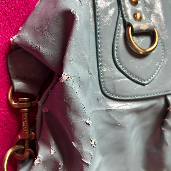 COACH baby blue bag - Picture 4 of 9